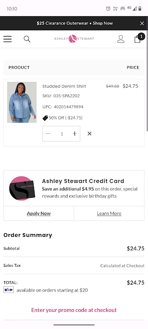 Ashley Stewart Screenshot 3