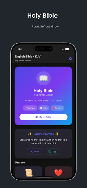 English Bible – Audio & Songs Screenshot 1