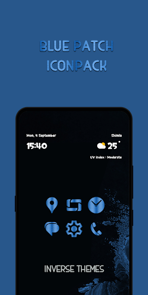 Blue Patch Icon Pack Screenshot 0