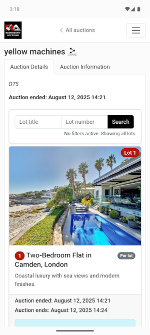 Redundant Auctions Screenshot 0