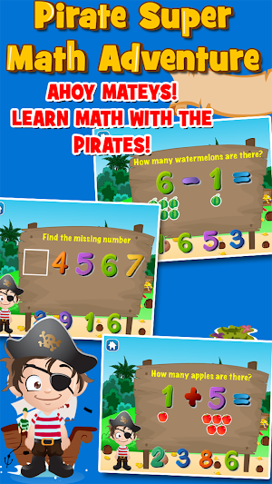 Preschool Math: Pirate Kid Screenshot 0