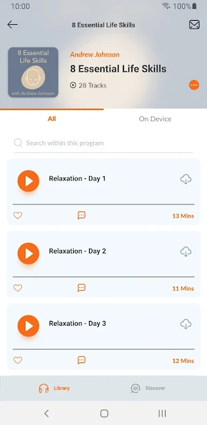 Relax Change Create Meditation Screenshot 1