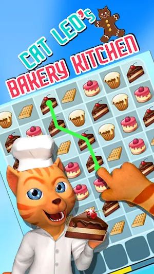 Cat Leo's Bakery Kitchen Game Screenshot 1