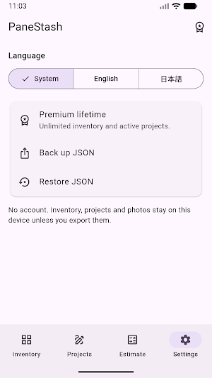 PaneStash Screenshot 1