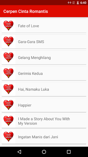 Cerpen Cinta Romantis Screenshot 2