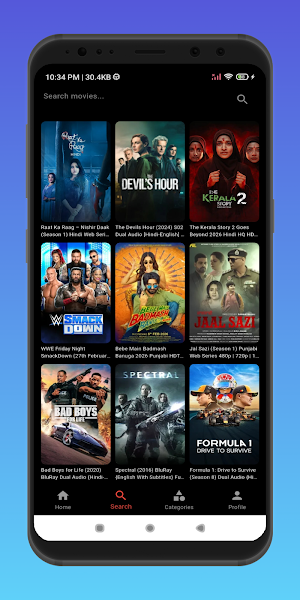 N Mirror – Movies & Web Series Screenshot 1