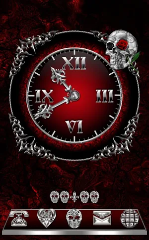 Gothic Clock Widget Collection Screenshot 2