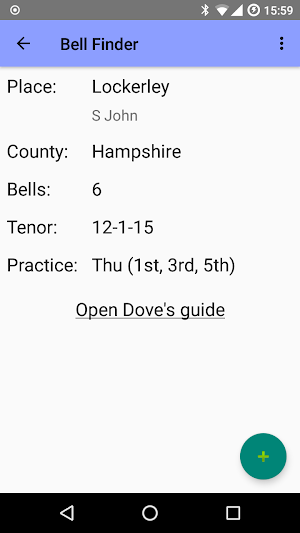 Bell Finder Screenshot 2