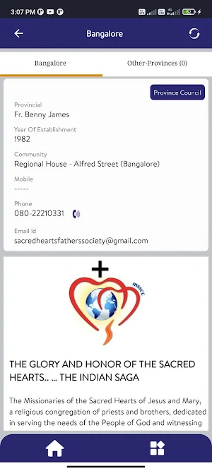 Sacred Hearts Fathers(MSSCC) Screenshot 2