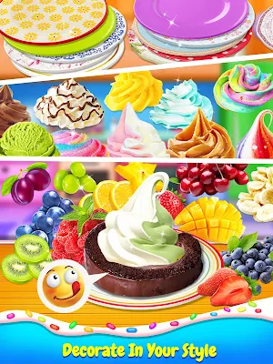 Ice Cream Cake Roll Maker - Super Sweet Desserts Screenshot 2