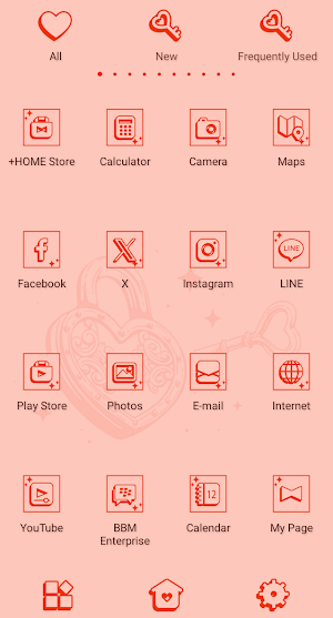 Key to Love Theme +HOME Screenshot 2