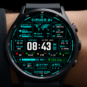 Cipher 0̸x Watch Face Screenshot 0