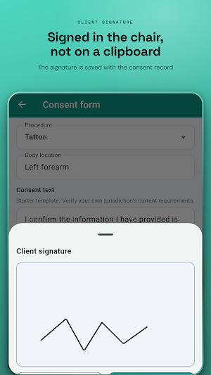 InkProof: Tattoo Log Screenshot 1