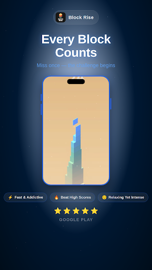 Block Rise: Stack Tower Game Screenshot 3