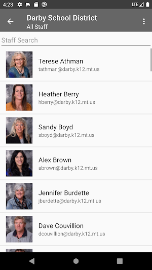 Darby School District Screenshot 2