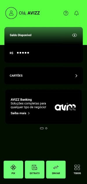 AVIZZ Banking Screenshot 2