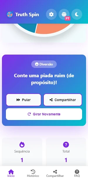 Roleta da Verdade Screenshot 2