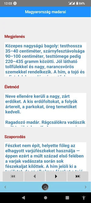 Magyarország madarai Screenshot 3