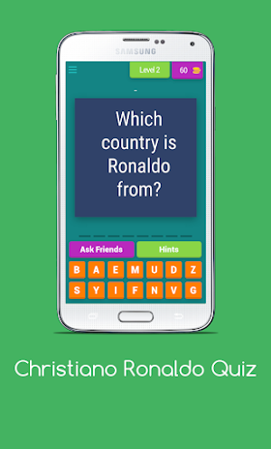 Christiano Ronaldo Quiz Screenshot 3