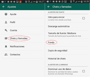 como cambiar fondo de whataps Screenshot 1