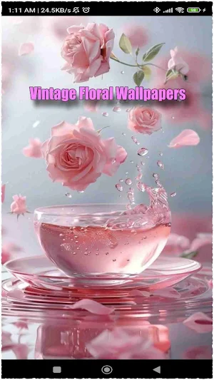 Vintage Floral Wallpapers Screenshot 0