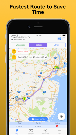 Trip & Toll Calculator - car truck Free | Tollguru Screenshot 2
