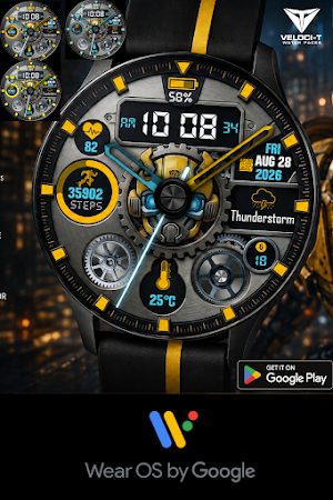 Bumble B1 Watch Face Screenshot 2