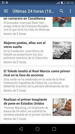 noticias Español Screenshot 1
