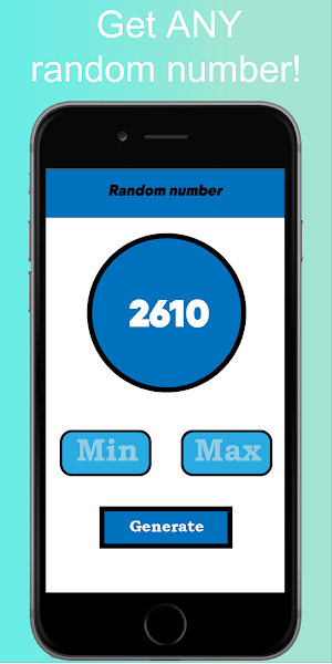Random number generator Screenshot 1
