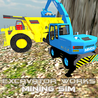Excavator Works Mining Sim