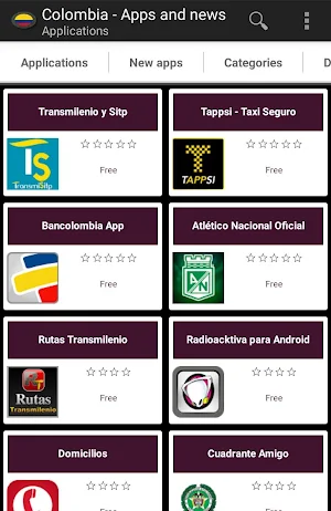 Colombian apps Screenshot 0