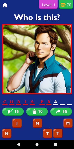 Guess Hollywood Actor Anime Screenshot 0