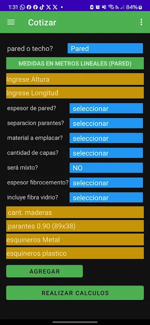 COTIZADOR DRYWALL PREMIUN Screenshot 1