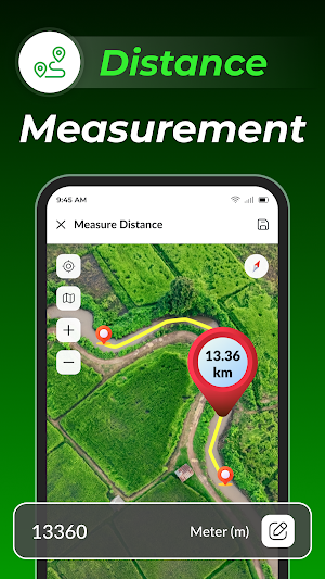 Land Area & Distance Measure Screenshot 2