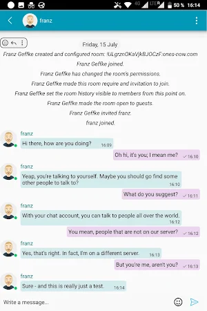 VHH Chat Screenshot 1