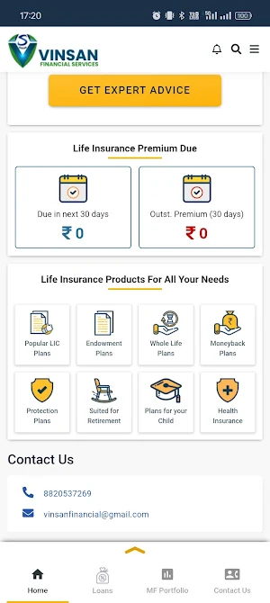 Vinsan Wealth Screenshot 1