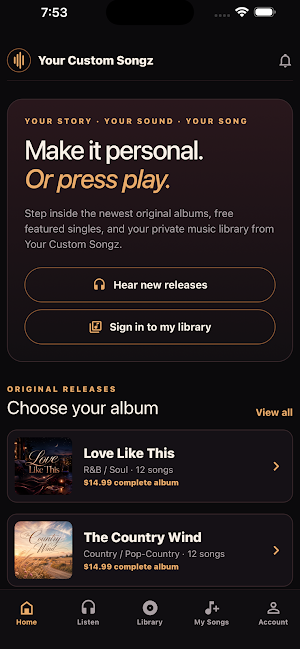 Your Custom Songz Screenshot 0