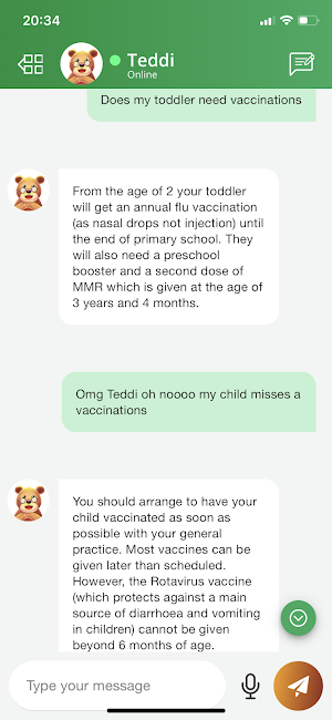 Ask Teddi Screenshot 2