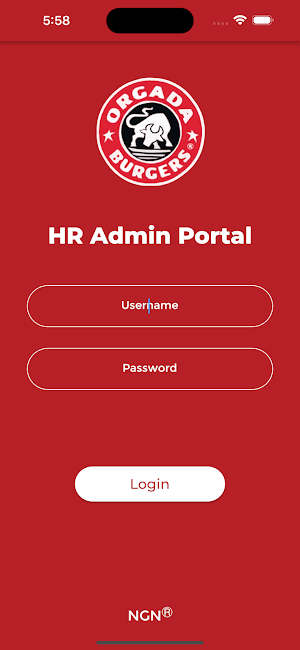 Orgada Burger Admin HR Screenshot 2
