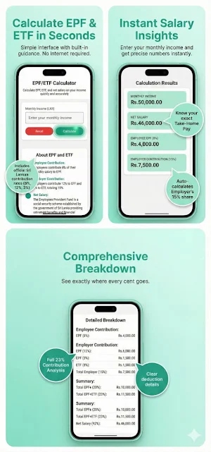 EPF/ETF Calculator Screenshot 2