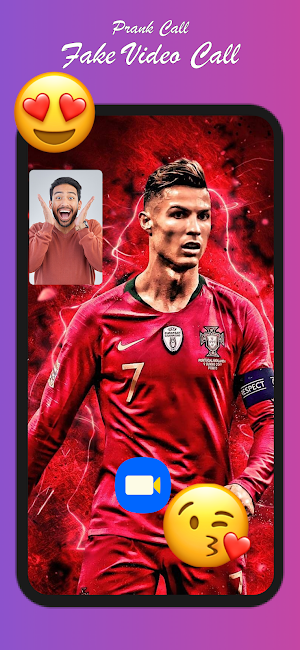 CR Cristiano Ronaldo Fake Call Screenshot 1