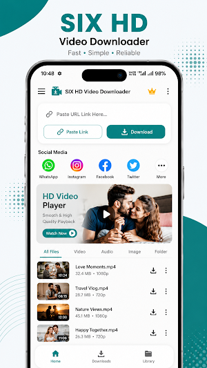 SIX HD Video Downloader Screenshot 1