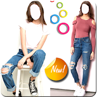 Women jeans Photo Montage