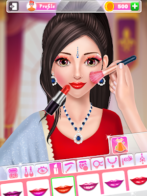 Indian Wedding : Dress Up Makeup Game Screenshot 1