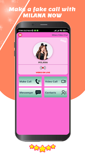 Milana Khametova Video Call Screenshot 0
