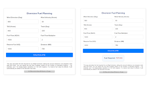 Diversion Fuel Planning Screenshot 2