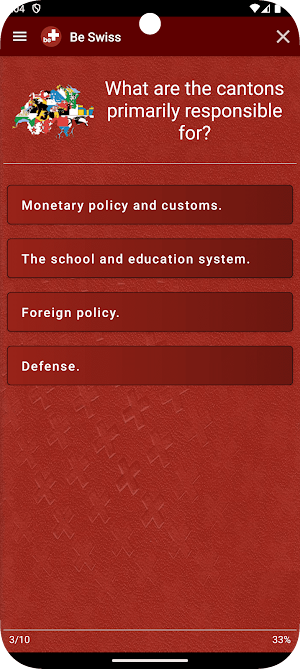 Be Swiss - Quiz of Switzerland Screenshot 3