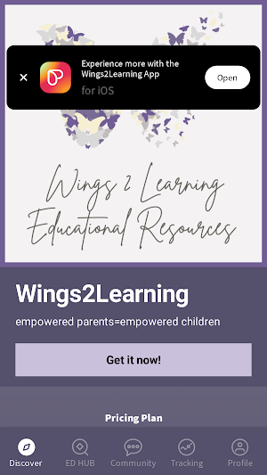 Wings2Learning Screenshot 0