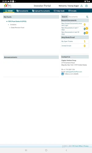 Investor Portal (PEFO) Screenshot 1