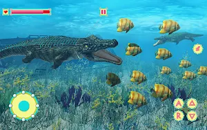Underwater Crocodile Simulator Screenshot 1
